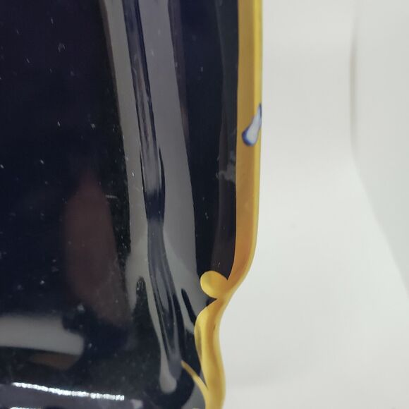 Echt Kobalt Germany JLMENAU Trinket Box With Tray Vintage - Picture 8 of 9